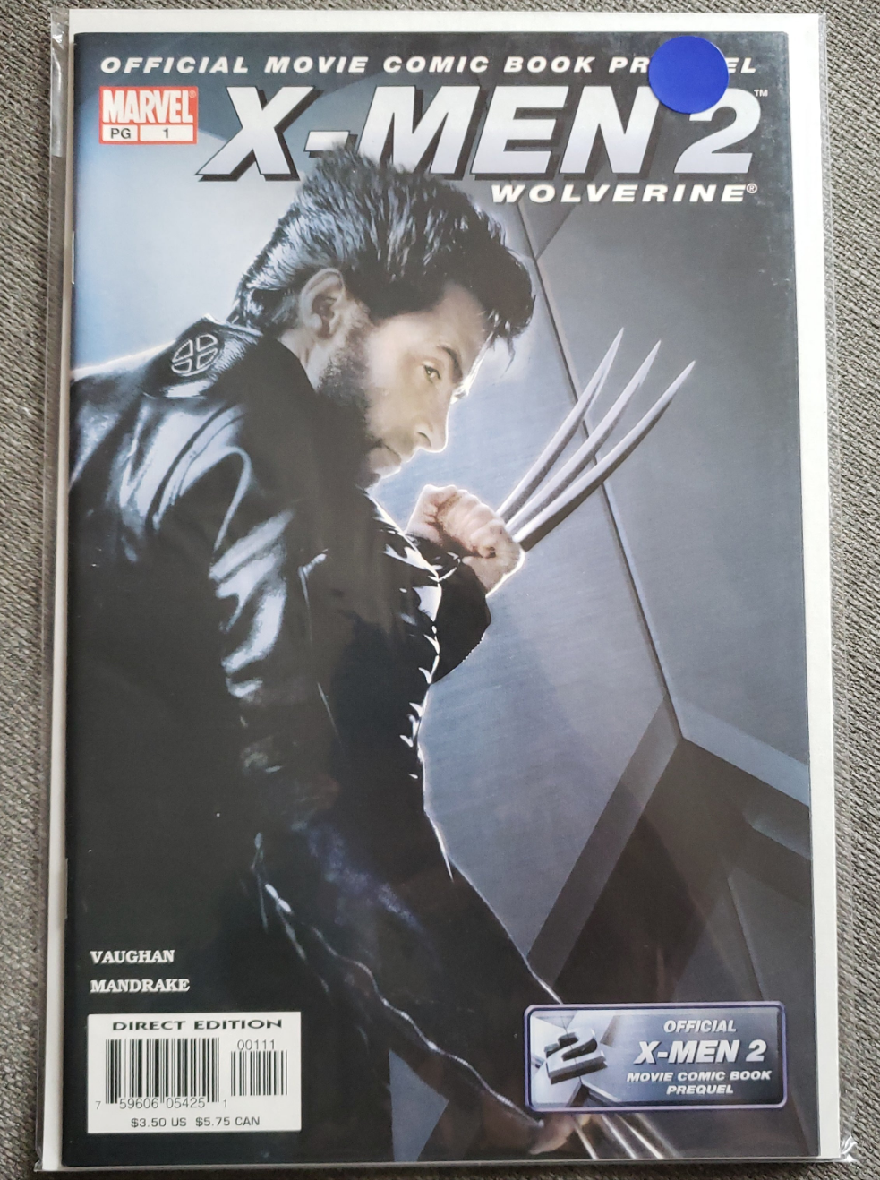 X-Men 2 Prequel: Wolverine,  Issue #1A