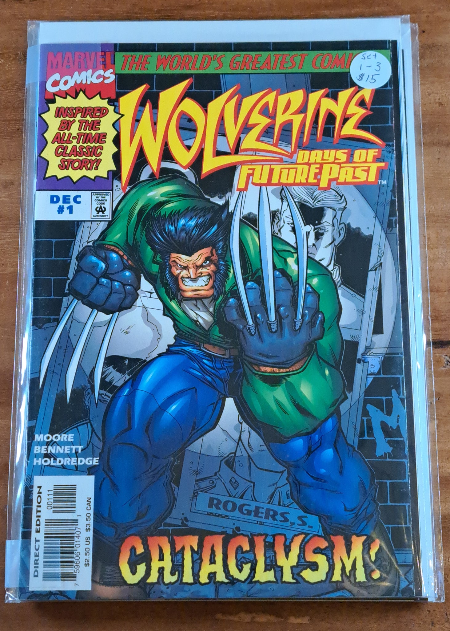 Wolverine: Days of Future Past, Set 1-3