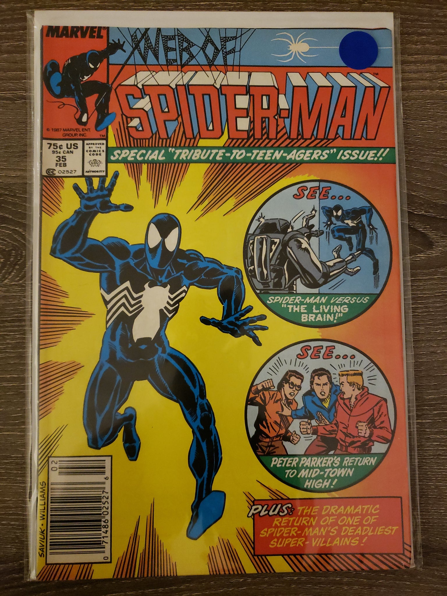 Web of Spider-Man, Vol. 1,  Issue #35B