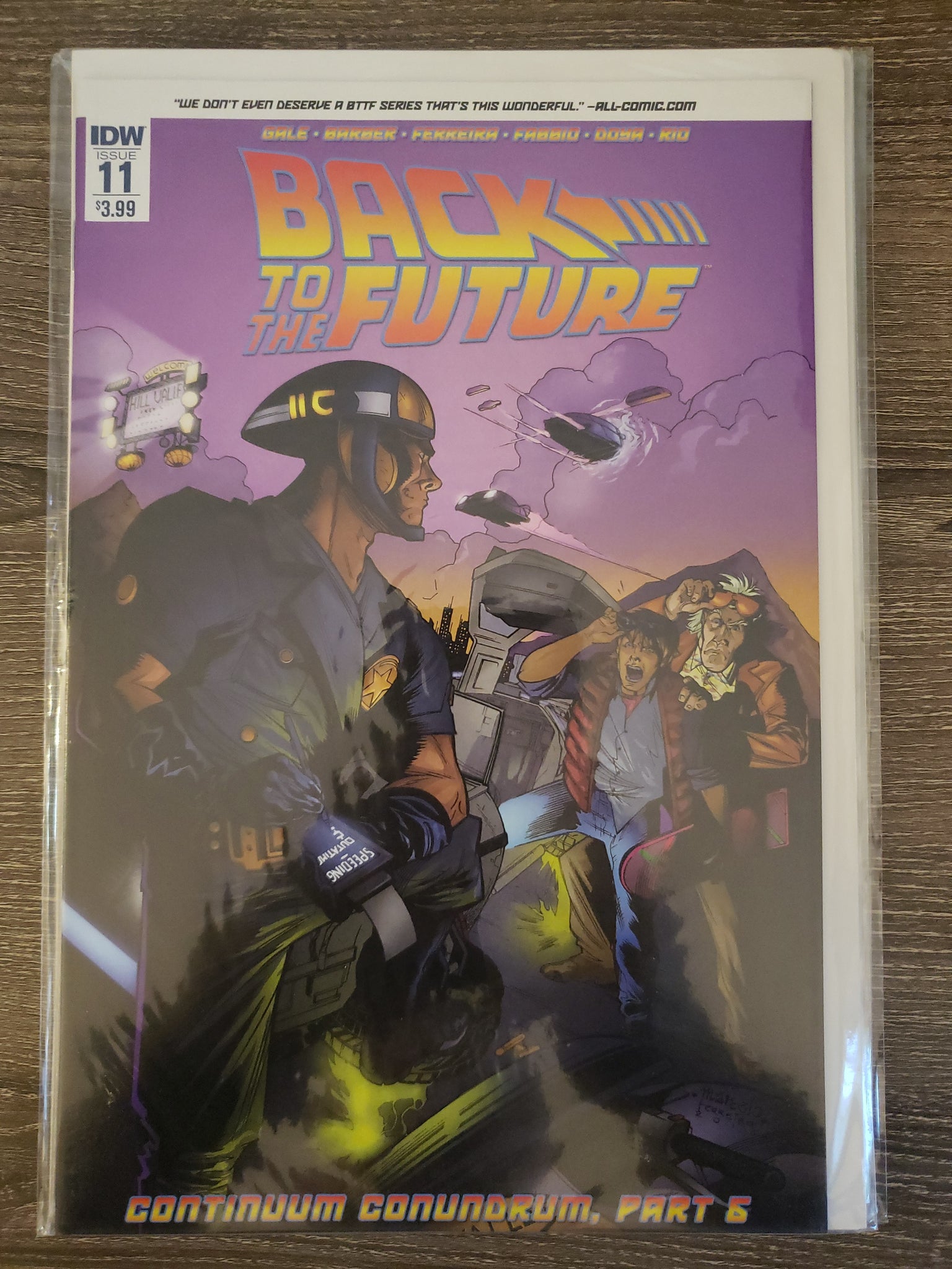 Back To The Future (IDW Publishing),  Issue #11A