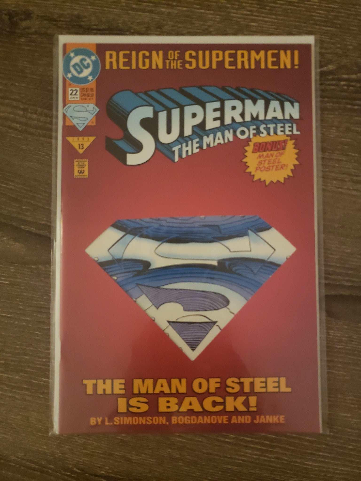 Superman: The Man of Steel,  Issue #22B