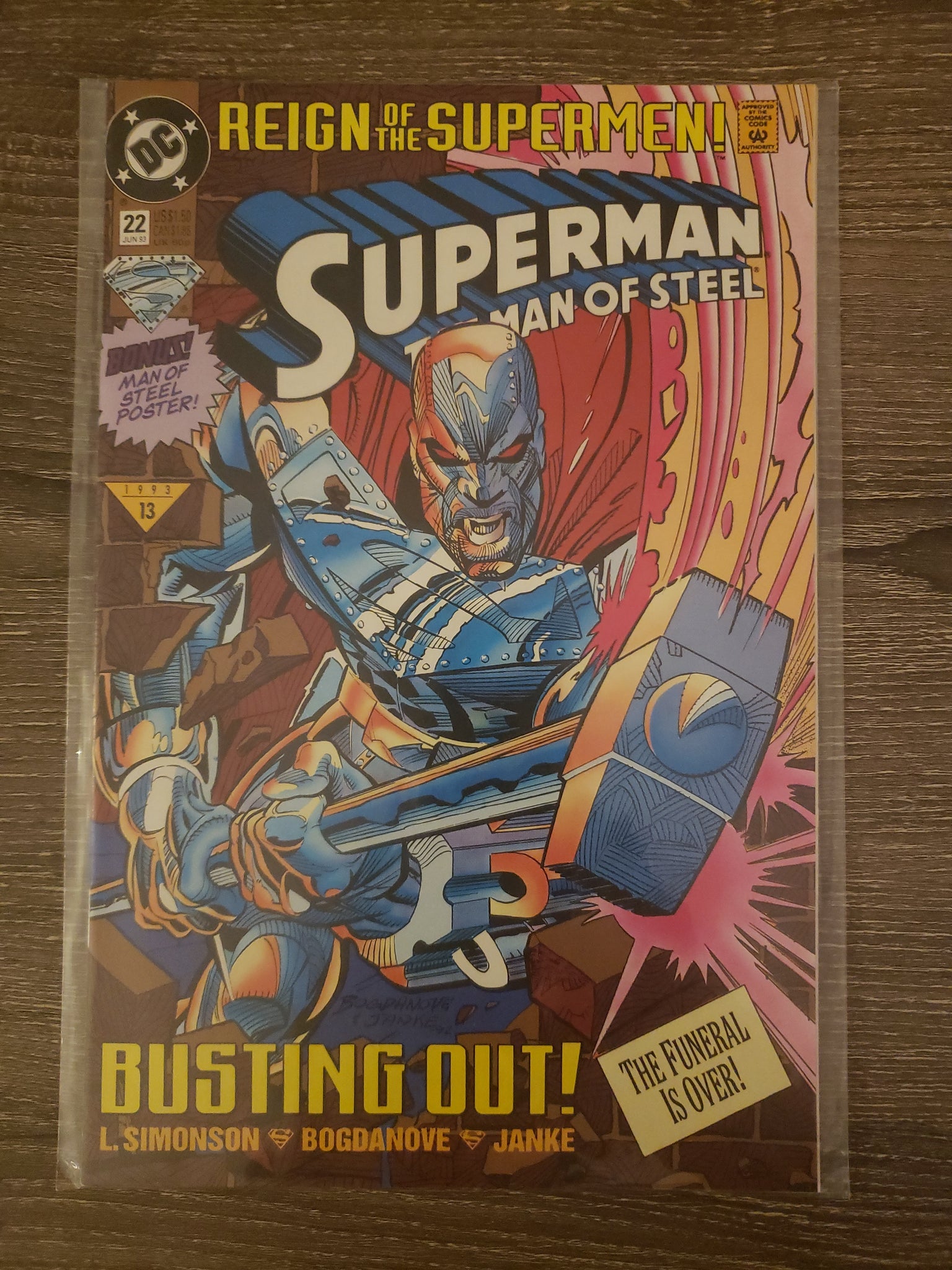 Superman: The Man of Steel,  Issue #22A