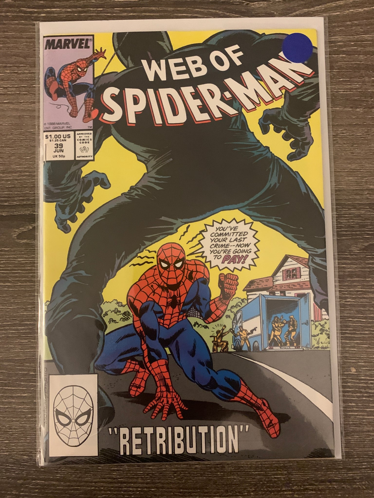 Web of Spider-Man, Vol. 1,  Issue #39A