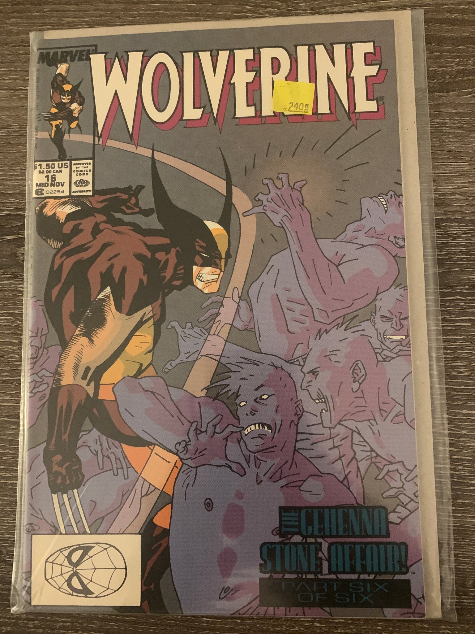 Wolverine, Vol. 2,  Issue #16A