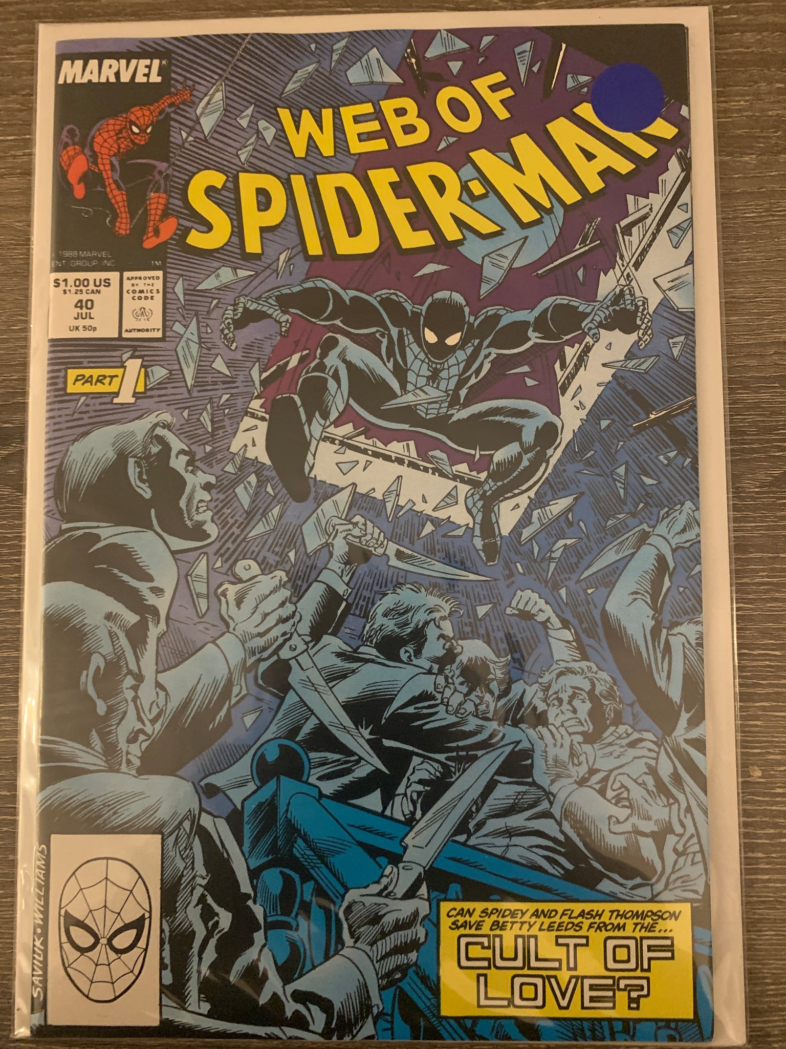 Web of Spider-Man, Vol. 1,  Issue #40A