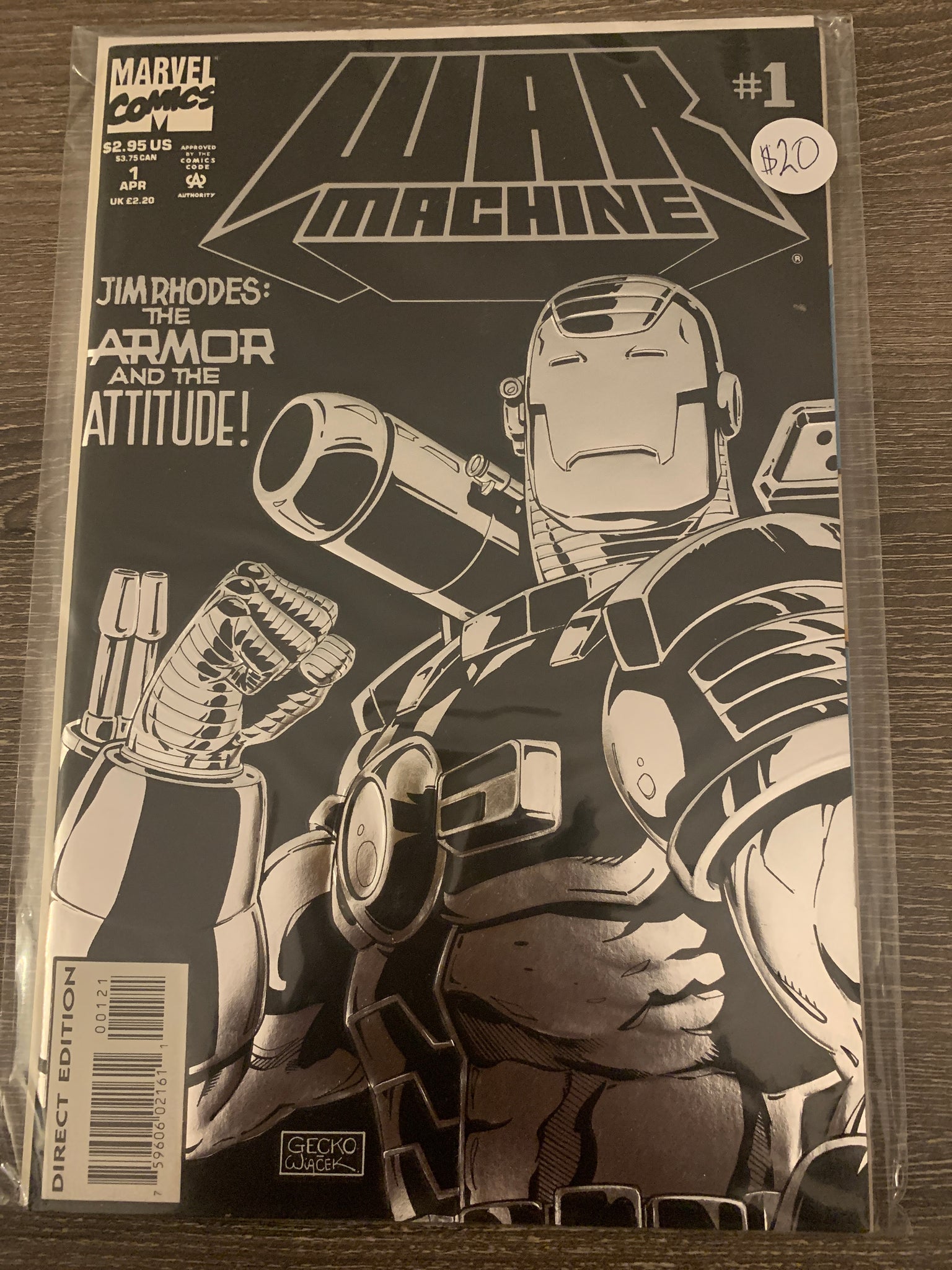 War Machine, Vol. 1,  Issue #1B